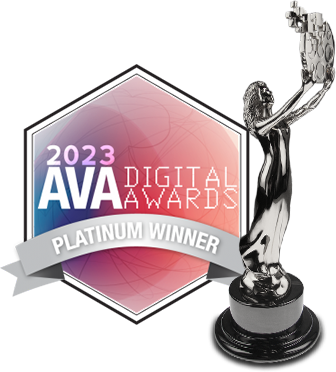 AVA digital platinum award badge